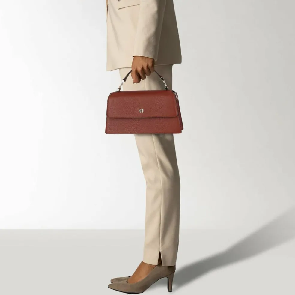 AIGNER Delia Handtasche Leder 23 cm