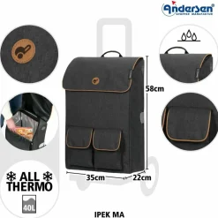 Andersen Shopper Royal Shopper Ipek Ma Einkaufstrolley 58 cm