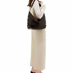 Campomaggi Schultertasche Leder 29 cm