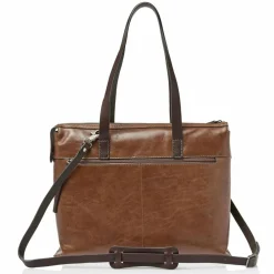 Castelijn & Beerens Rien Schultertasche RFID Schutz Leder 40 cm Laptopfach