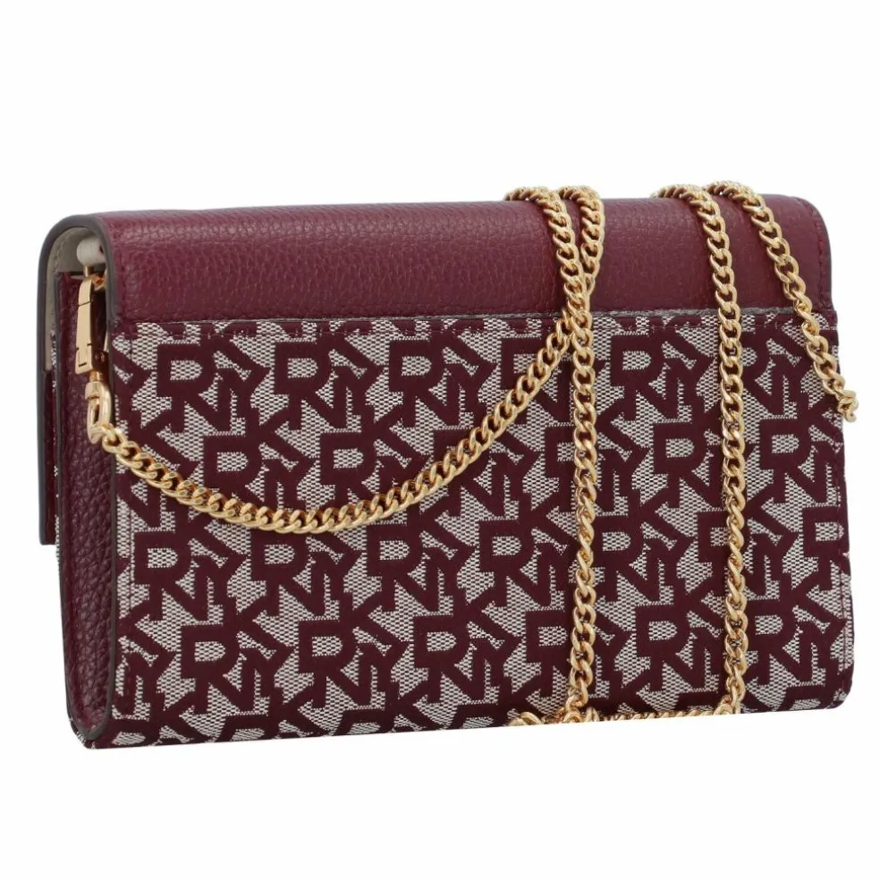 DKNY Rosa Clutch Geldbörse Leder 20 cm
