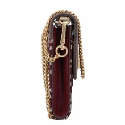 DKNY Rosa Clutch Geldbörse Leder 20 cm