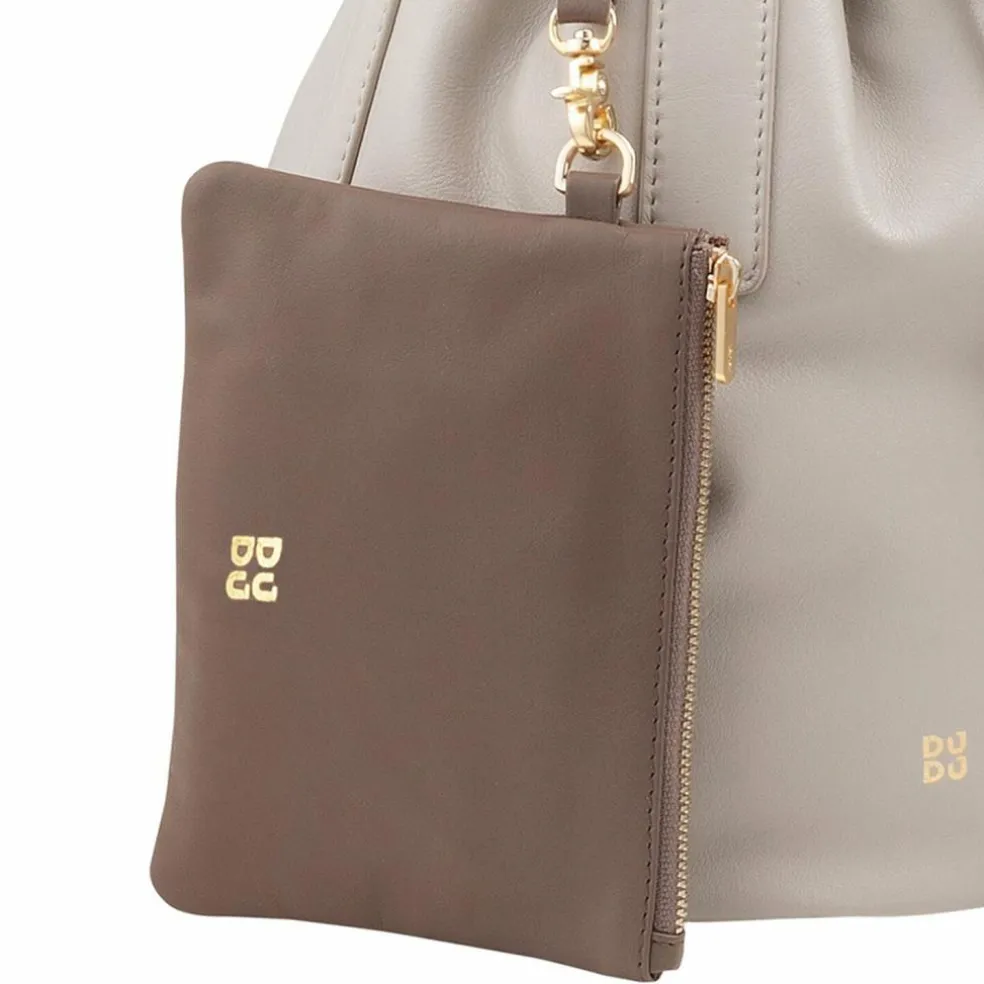 DuDu Filicudi Beuteltasche Leder 19 cm