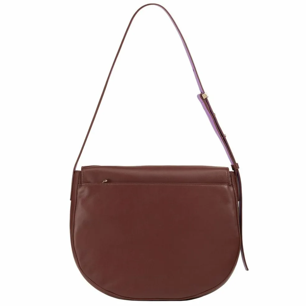 DuDu Formentera Schultertasche Leder 34 cm