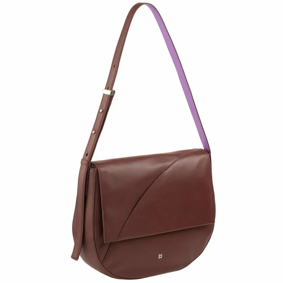 DuDu Formentera Schultertasche Leder 34 cm