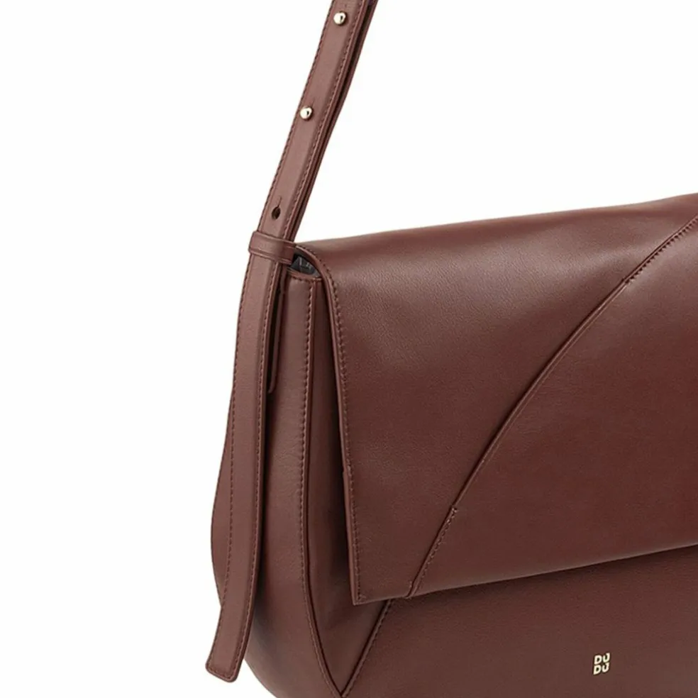 DuDu Formentera Schultertasche Leder 34 cm