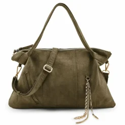 FredsBruder Velvet Wild Schultertasche Leder 59 cm