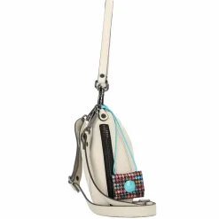 Gabs Pepita Schultertasche Leder 31 cm mit Dehnfalte