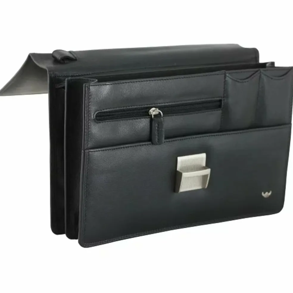 Golden Head Polo Herrentasche Handgelenktasche Leder 23 cm