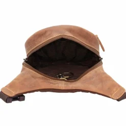 Greenburry Vintage Biker Gürteltasche Leder 20 cm