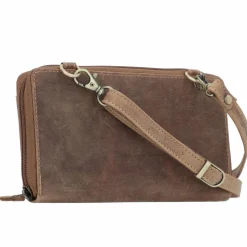 Greenburry Vintage Clutch Geldbörse RFID Schutz Leder 21 cm