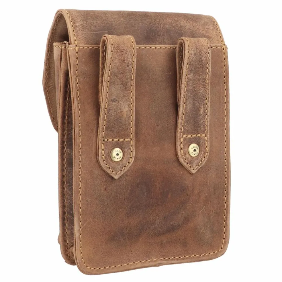 Greenburry Vintage Gürteltasche Leder 11 cm