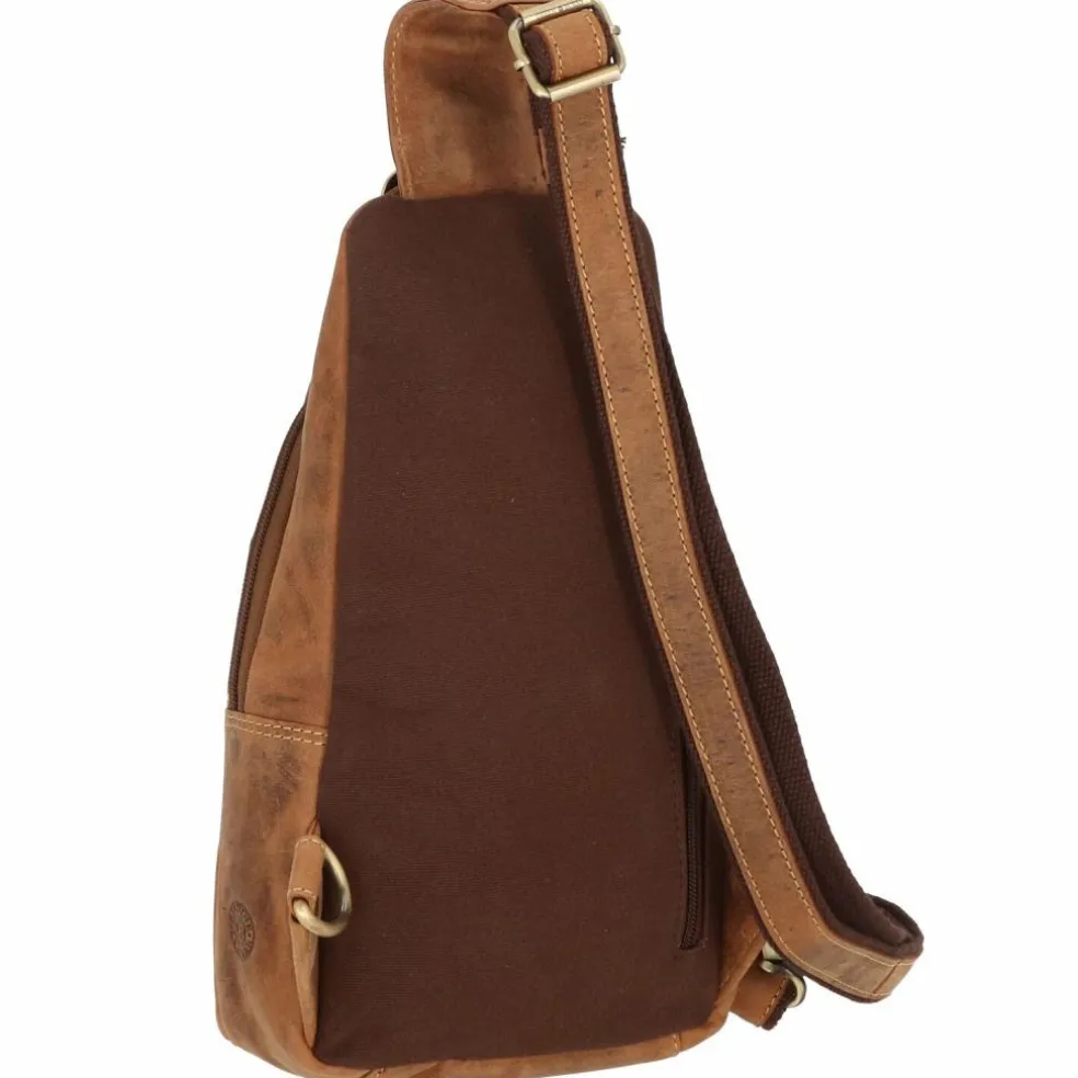 Greenburry Vintage Umhängetasche Leder 16 cm