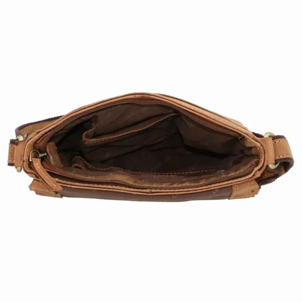 Greenburry Vintage Umhängetasche Leder 23 cm