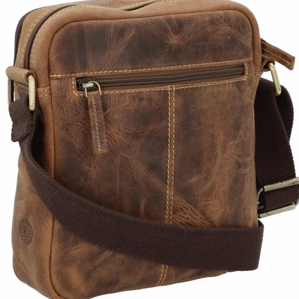 Greenburry Vintage Umhängetasche Leder 20 cm