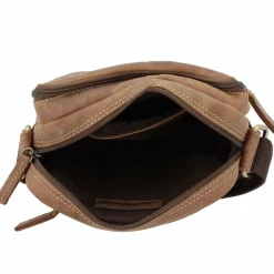 Greenburry Vintage Umhängetasche Leder 20 cm