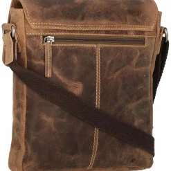 Greenburry Vintage Umhängetasche Leder 22 cm