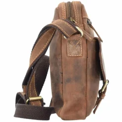 Greenburry Vintage Umhängetasche Leder 20 cm