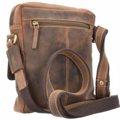 Greenburry Vintage Umhängetasche Leder 20 cm