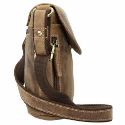Greenburry Vintage Umhängetasche Leder 20 cm