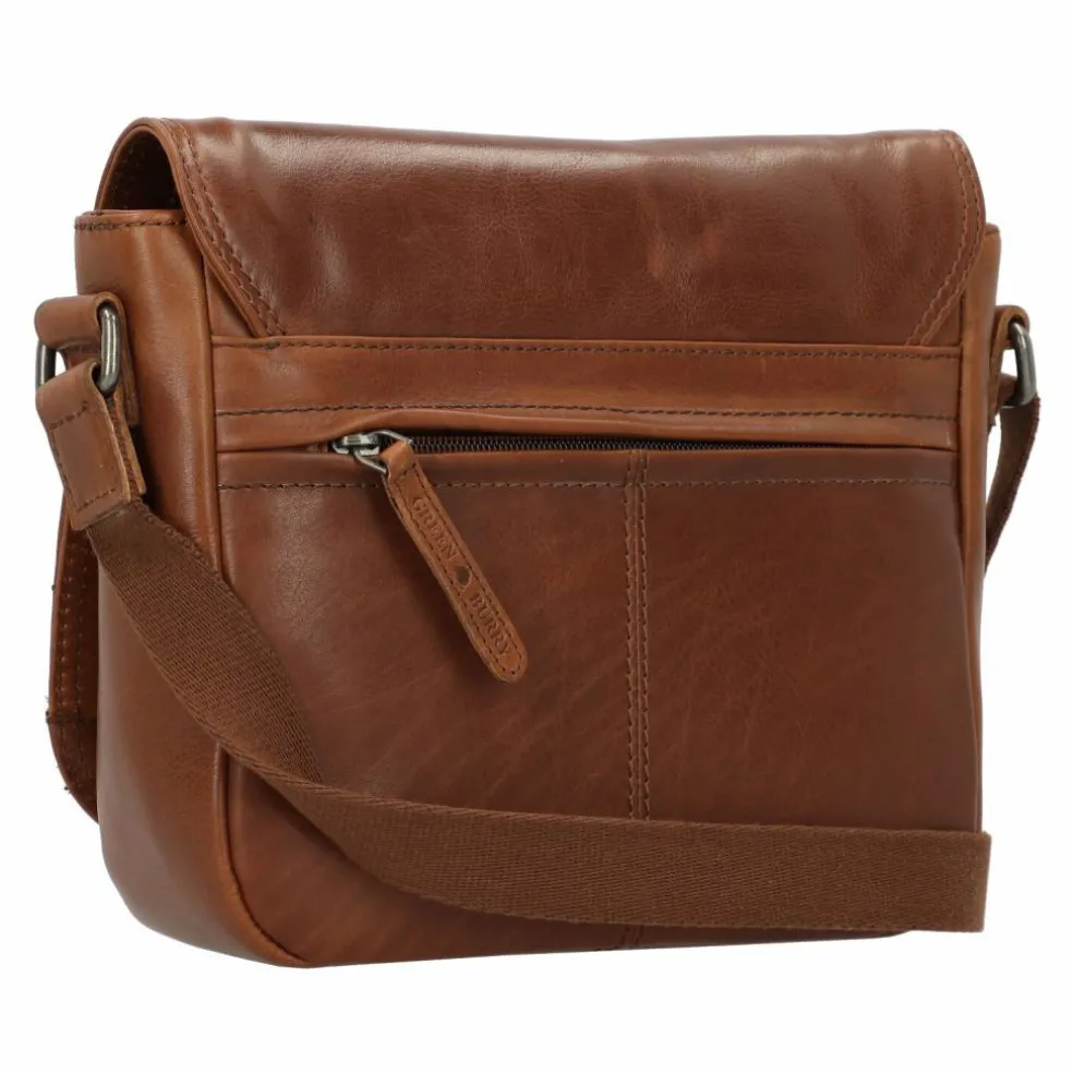 Greenburry Vintage Umhängetasche Leder 26 cm