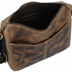 Greenburry Vintage Umhängetasche Leder 30 cm