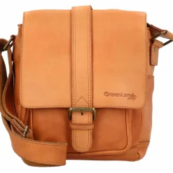 Greenland Nature GreenLand NATURE Umhängetasche Leder 23 cm