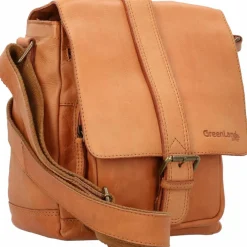Greenland Nature GreenLand NATURE Umhängetasche Leder 23 cm