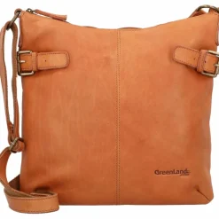 Greenland Nature GreenLand NATURE Umhängetasche Leder 34 cm