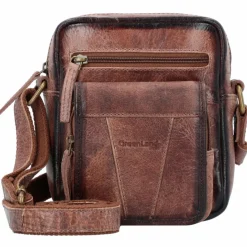 Greenland Nature Mascu & Line Umhängetasche Leder 20 cm