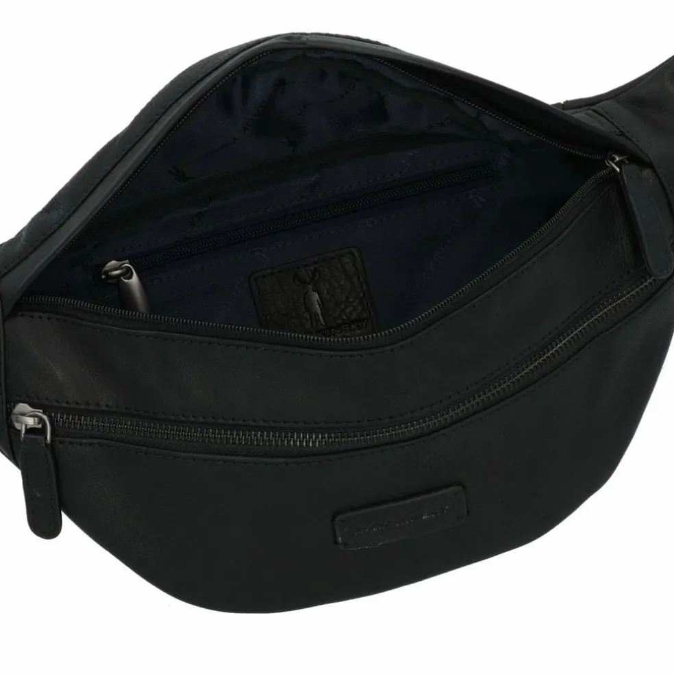 Jack Kinsky Porto Gürteltasche Leder 30 cm