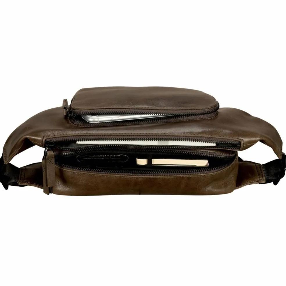 Leonhard Heyden Porto Gürteltasche Leder 28 cm