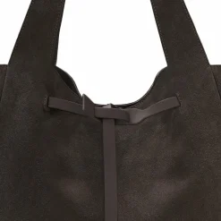 LES VISIONNAIRES Garbriella Shopper Tasche Leder 40 cm