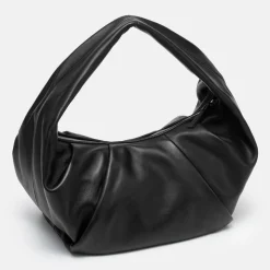 LES VISIONNAIRES Greta Essential Schultertasche Leder 43 cm