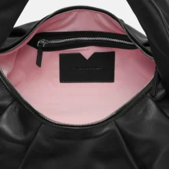 LES VISIONNAIRES Greta Essential Schultertasche Leder 43 cm