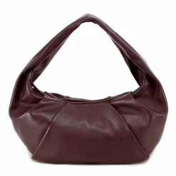 LES VISIONNAIRES Greta Essential Schultertasche Leder 43 cm