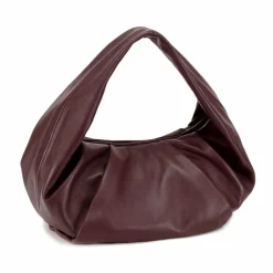 LES VISIONNAIRES Greta Essential Schultertasche Leder 43 cm