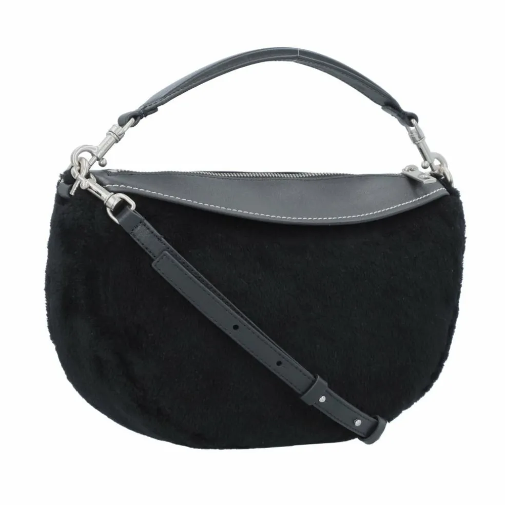 Liebeskind Shearling Handtasche Leder 28 cm