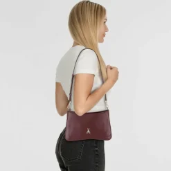 Patrizia Pepe Tris Schultertasche Leder 28.5 cm