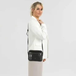 Patrizia Pepe Umhängetasche Leder 23 cm
