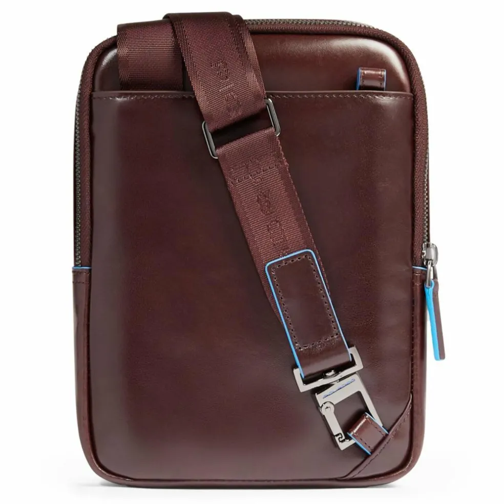 Piquadro Blue Square Mini Bag Umhängetasche Leder 17 cm