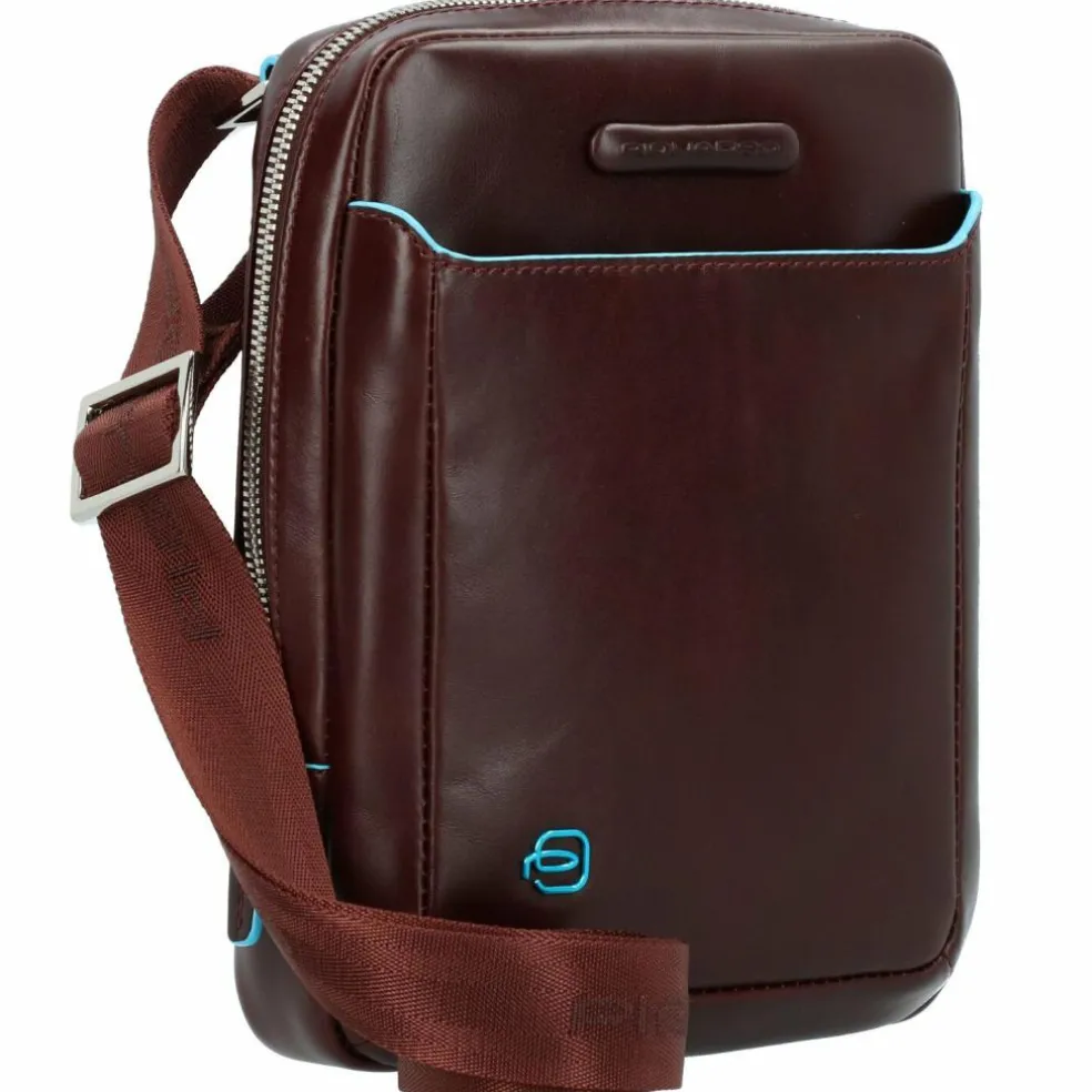 Piquadro Blue Square Umhängetasche Leder 22 cm