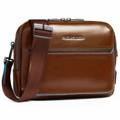 Piquadro Blue Square Umhängetasche RFID Schutz Leder 25 cm