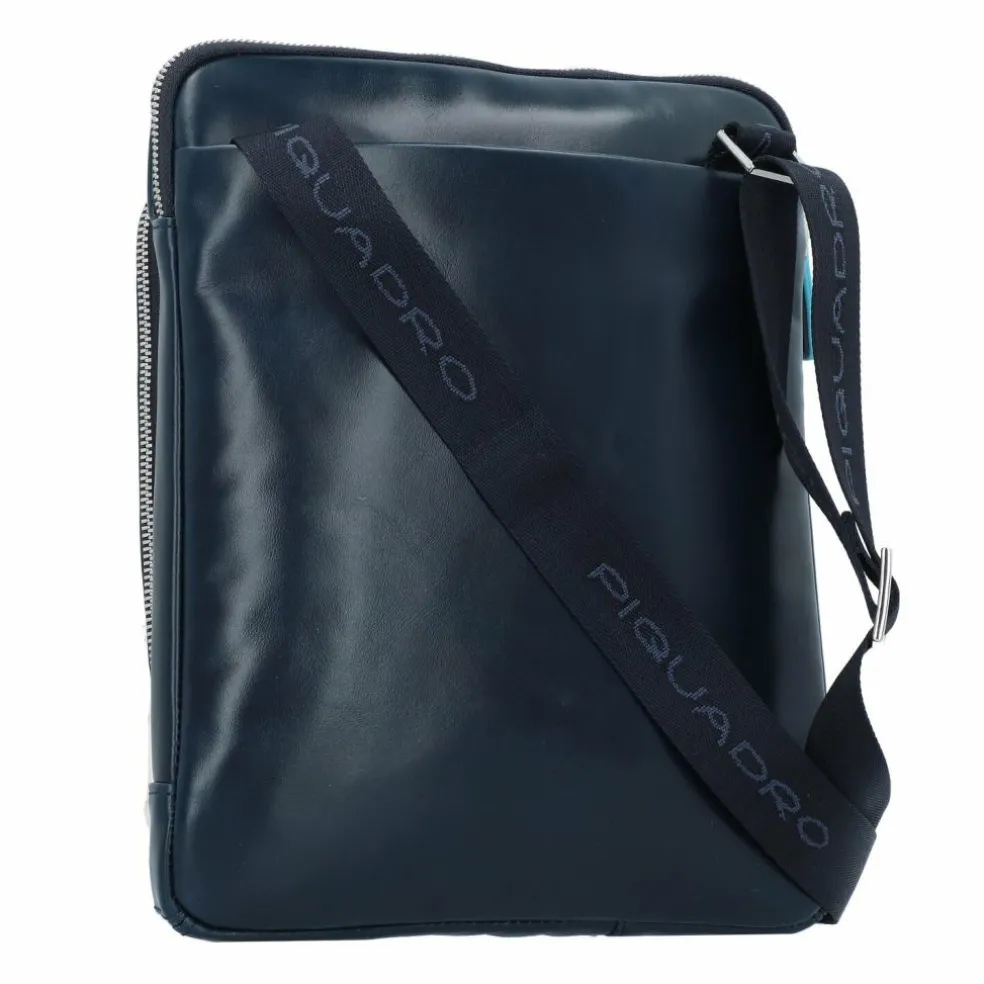Piquadro Blue Square Umhängetasche Leder 21 cm