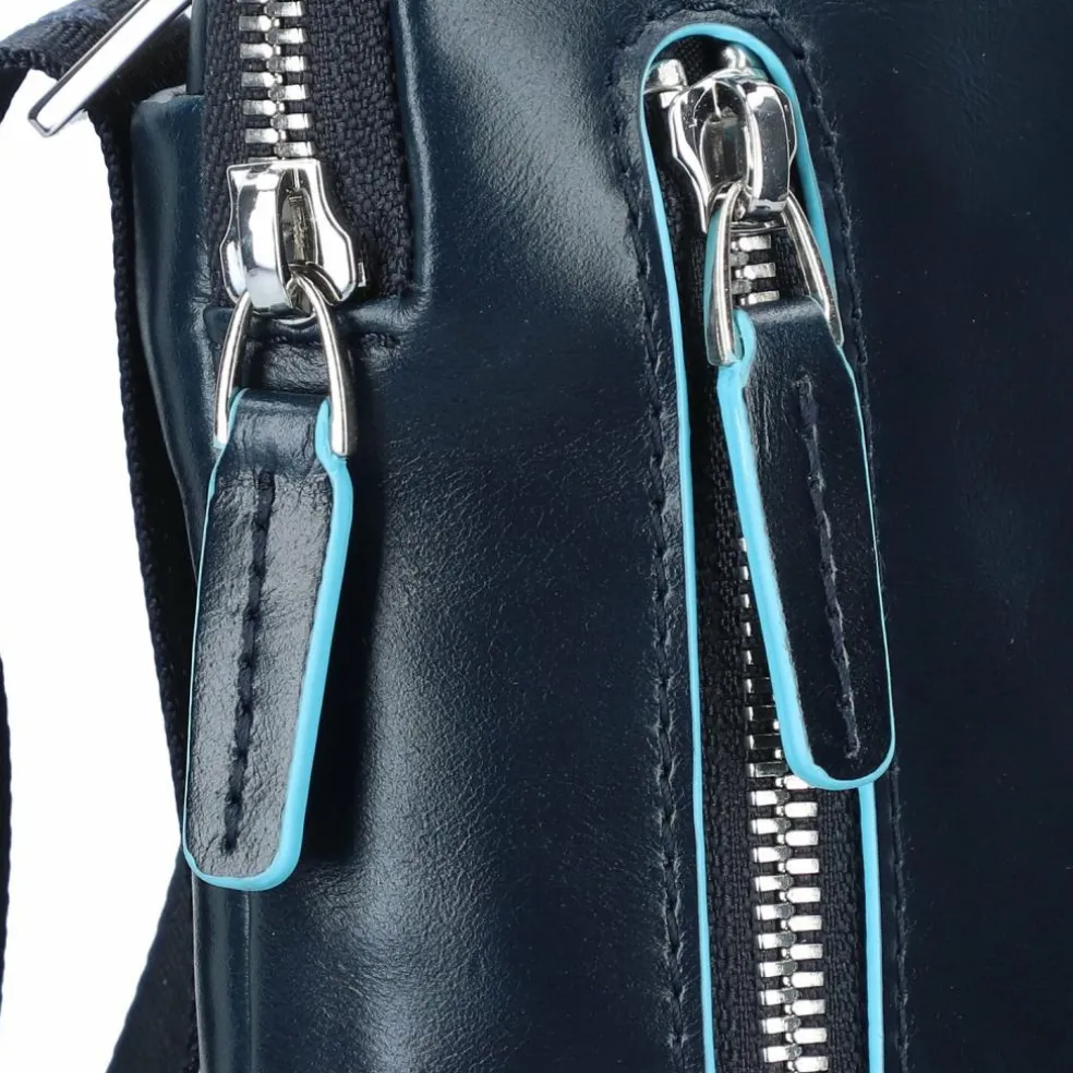 Piquadro Blue Square Umhängetasche Leder 21 cm