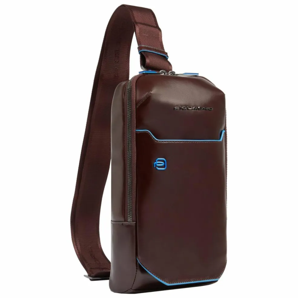 Piquadro Blue Square Umhängetasche Leder 28 cm