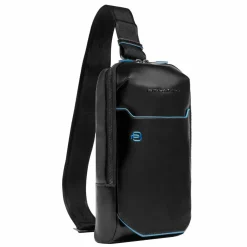 Piquadro Blue Square Umhängetasche Leder 28 cm