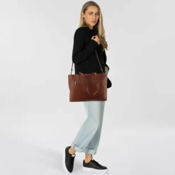 Plevier Power Shopper Tasche Leder 43.5 cm Laptopfach