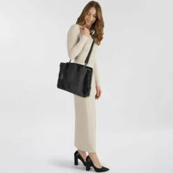 Plevier Power Shopper Tasche Leder 41 cm Laptopfach