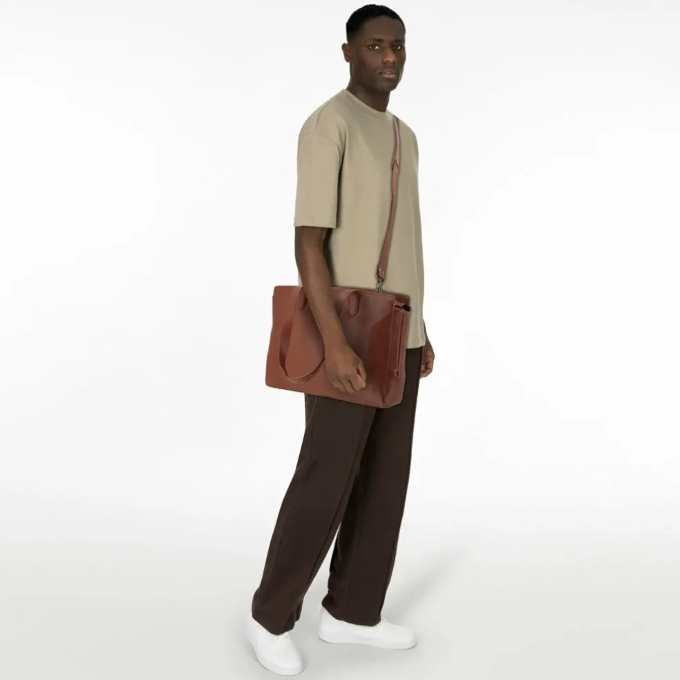 Plevier Power Shopper Tasche Leder 41 cm Laptopfach